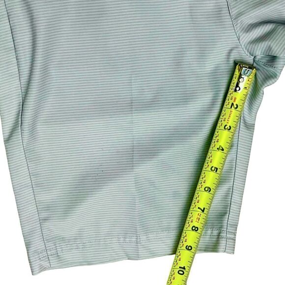 Pebble Beach Gray Golf Shorts Elastic/Silicon-Logo Waistband Flat Front 34 NWOT - Picture 7 of 9